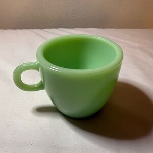 Vintage Jadeite Glass Cup
